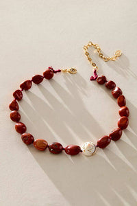 red jasper choker