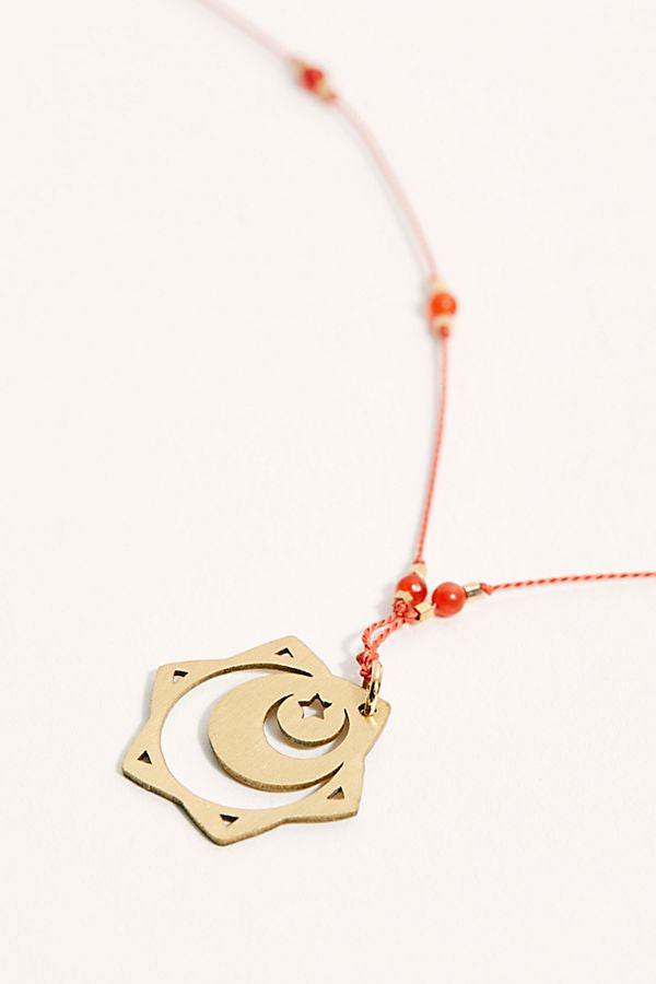 Delicate Chakra Thread Necklace - Ariana Ost