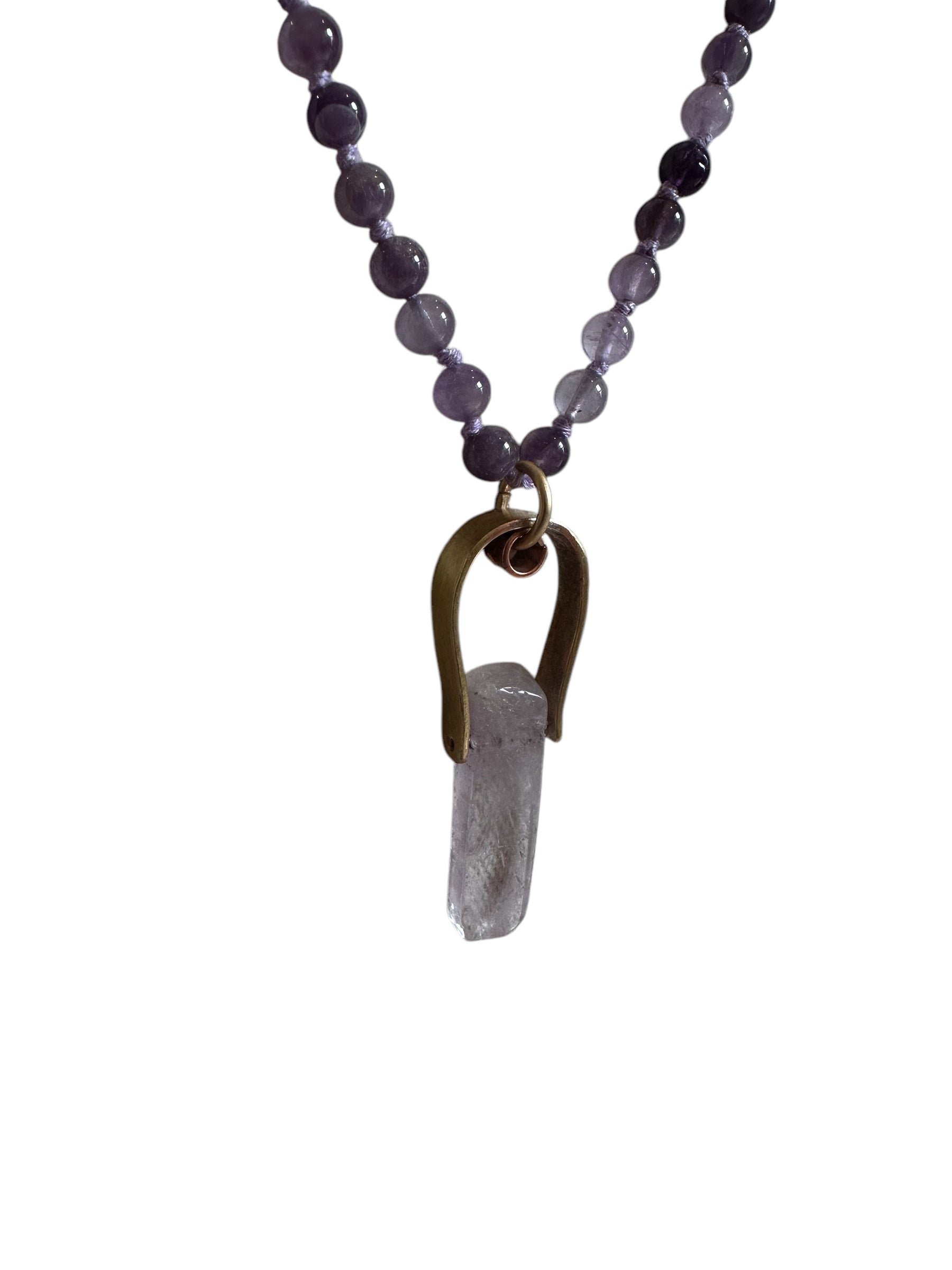 Amethyst Beaded Necklace - Ariana Ost