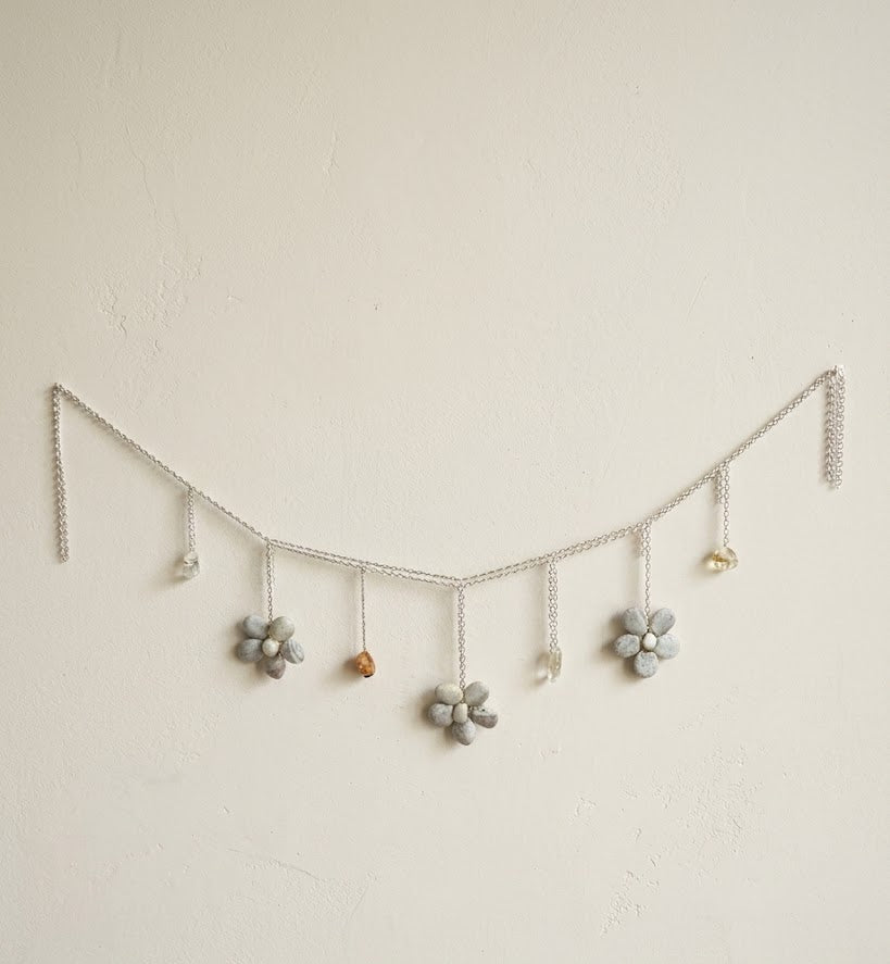 Lepidolite Floral Boho Garland - Ariana Ost