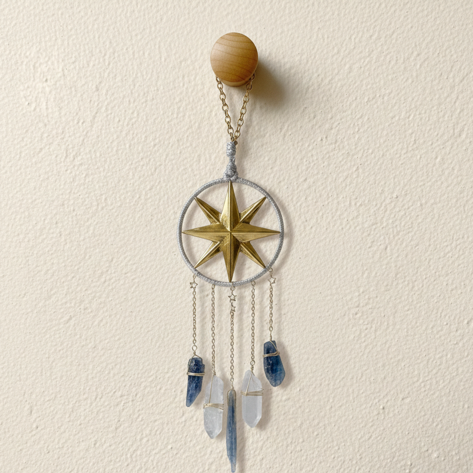 North Star Crystal Dreamcatcher Ornament - Ariana Ost