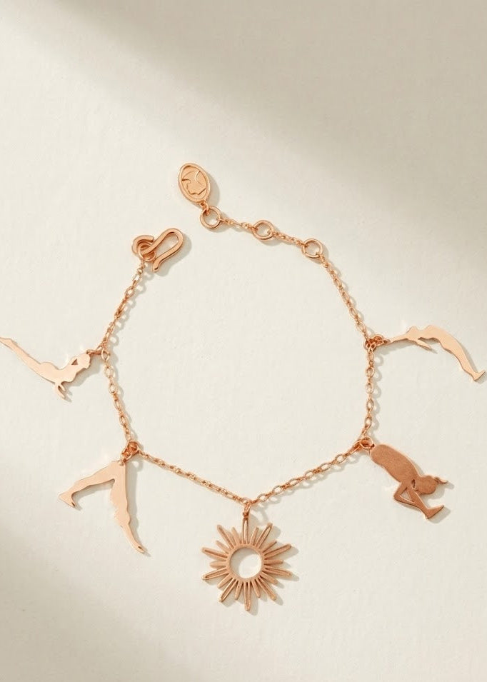 Sun Salutation Charm Bracelet - Ariana Ost