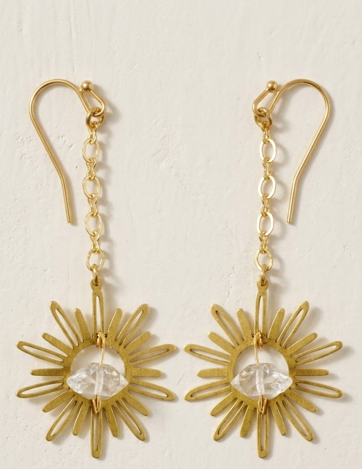 Sun Salutation Earrings - Ariana Ost