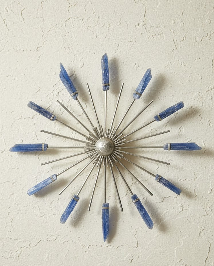 Sunburst Healing Crystal Grid - Blue Kyanite - Ariana Ost