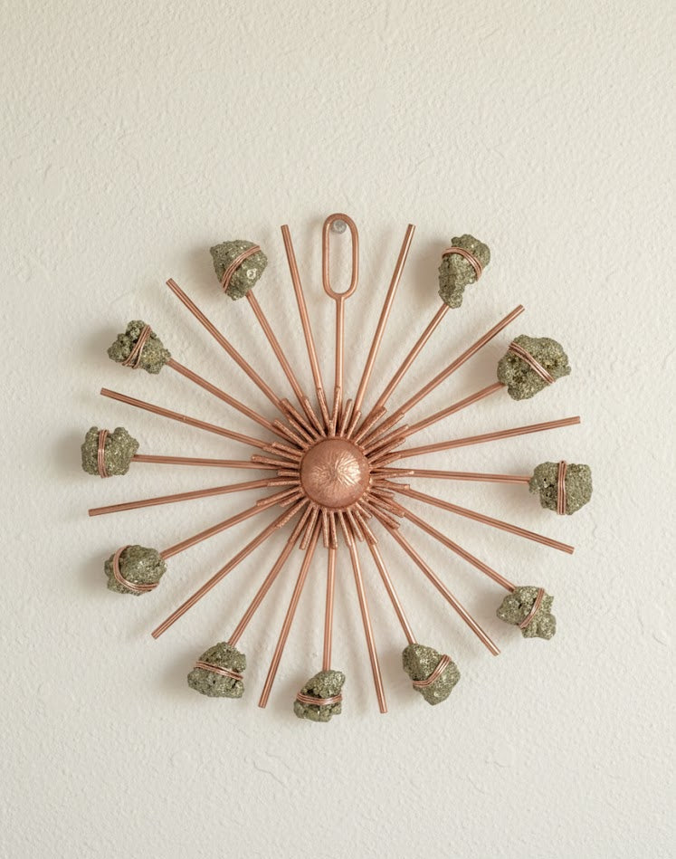 Sunburst Healing Crystal Grid - Pyrite - Ariana Ost