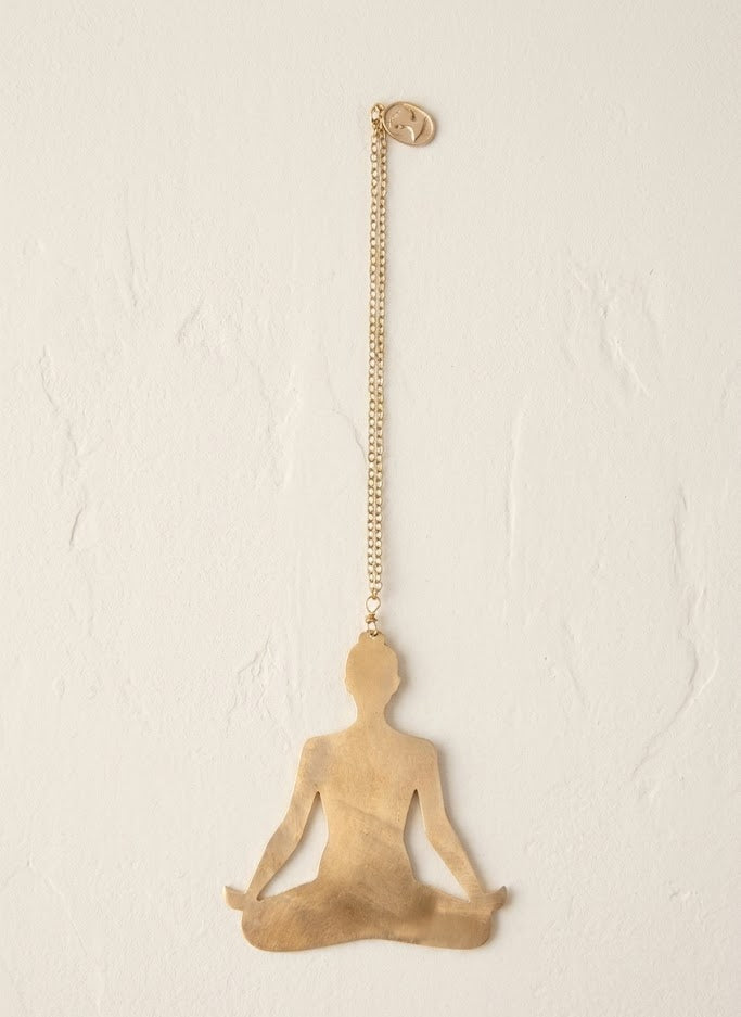 Yoga Pose Ornaments - Seated Lotus, Warrior 1 and 2, Dancer Standing Bow - Ariana Ost
