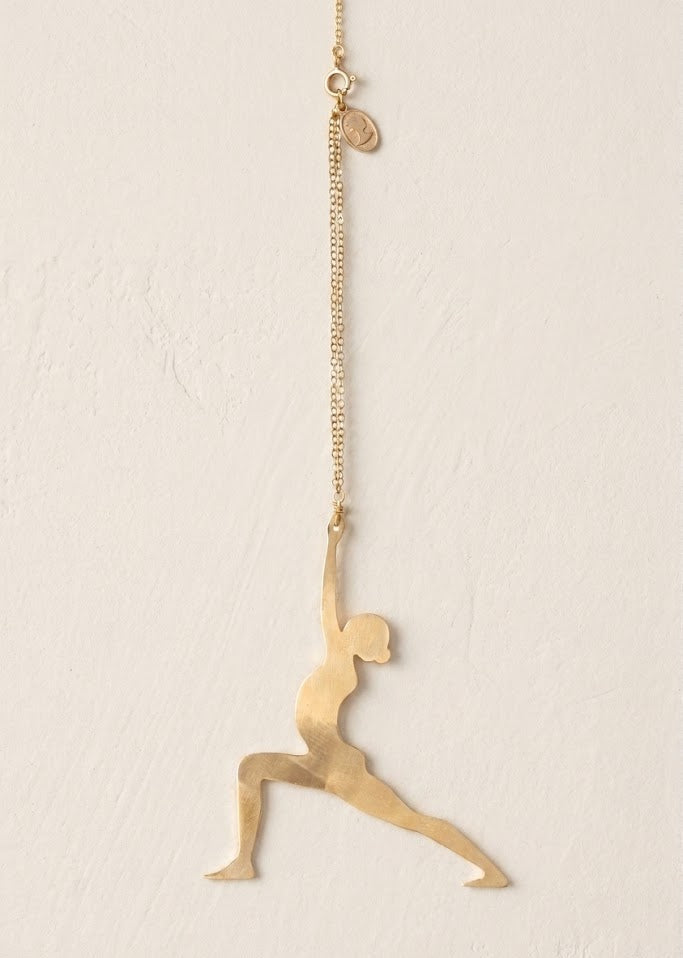 Yoga Pose Ornaments - Seated Lotus, Warrior 1 and 2, Dancer Standing Bow - Ariana Ost