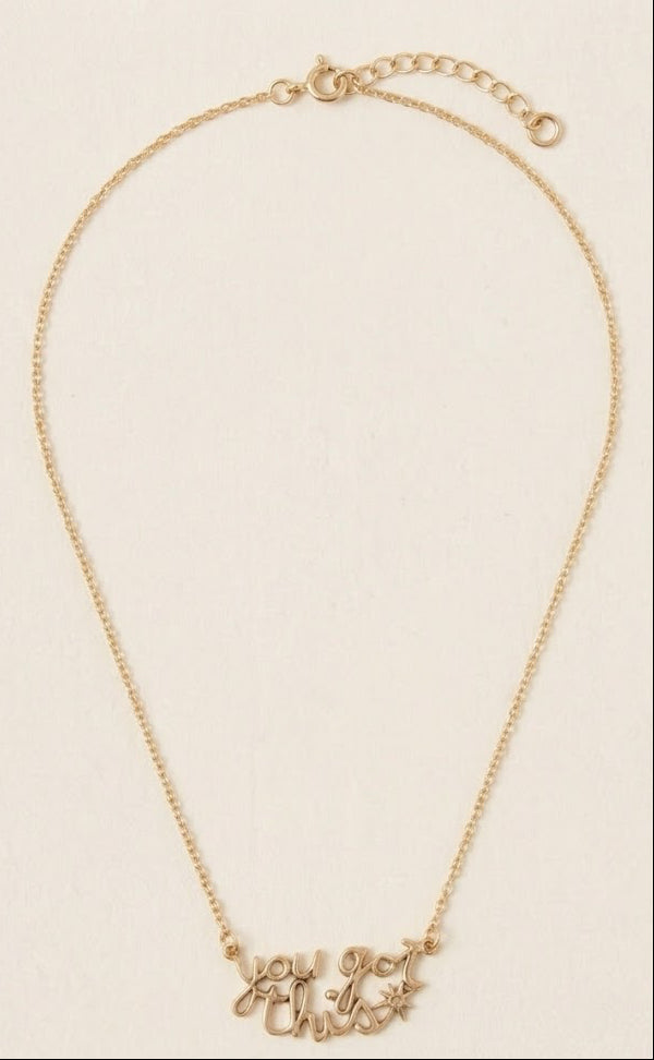 You Got This Necklace (Breast Cancer Awareness Contribution) - Ariana Ost