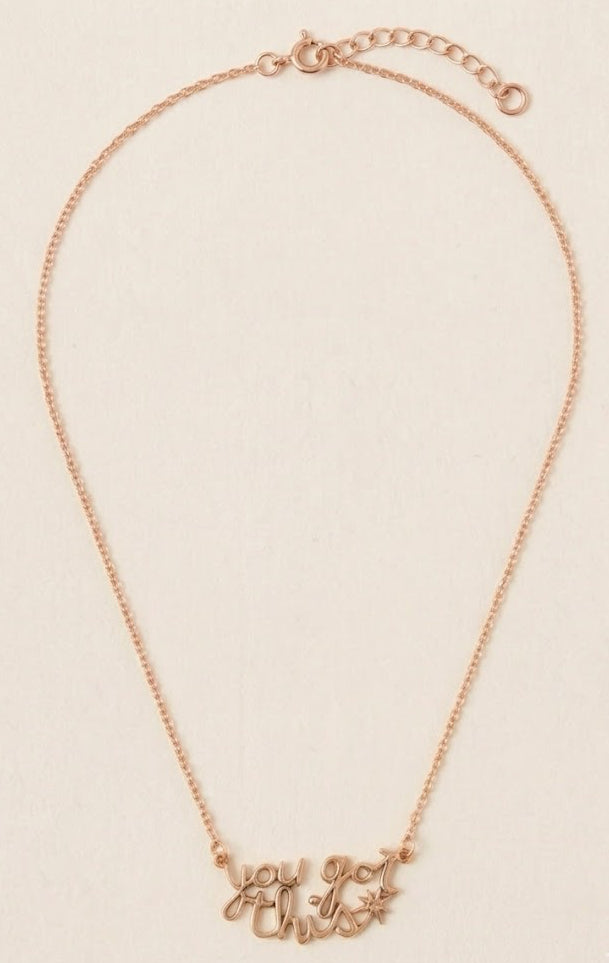 You Got This Necklace (Breast Cancer Awareness Contribution) - Ariana Ost
