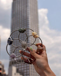 Aura Balancing Small Flower of Life Healing Crystal Grid - Ariana Ost