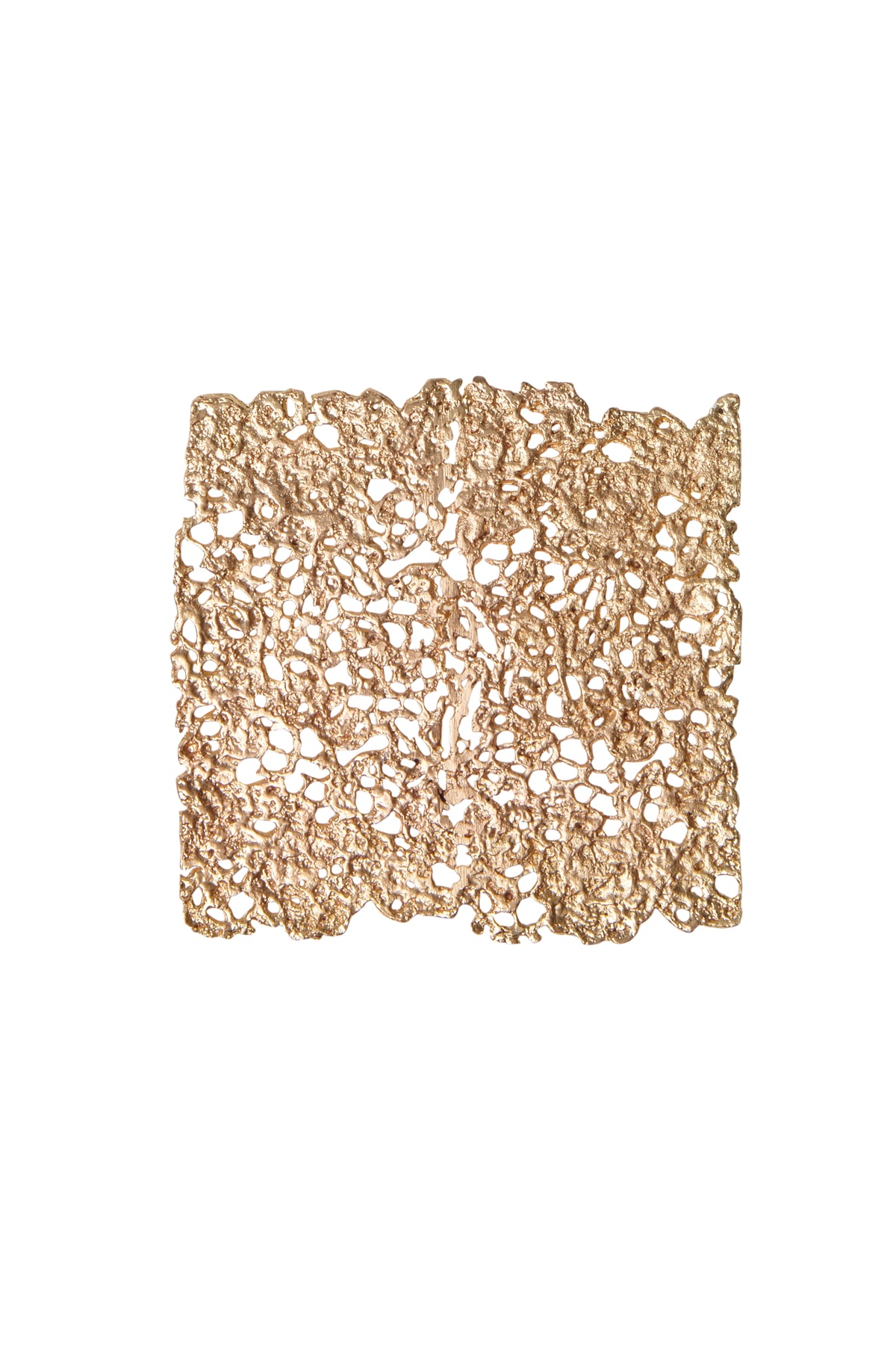 Cast Square Lace Coaster in gold - Ariana Ost