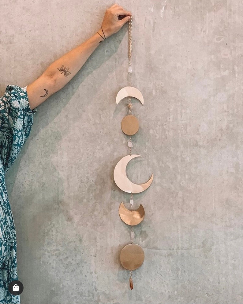 moon phase wall hanging