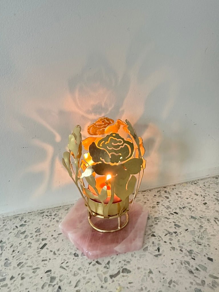 Floral Tealight Candle Holder - Ariana Ost