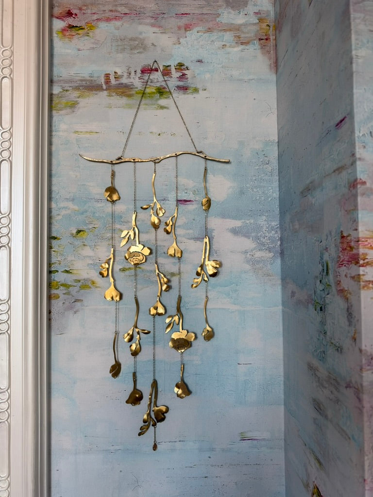 floral wall hanging