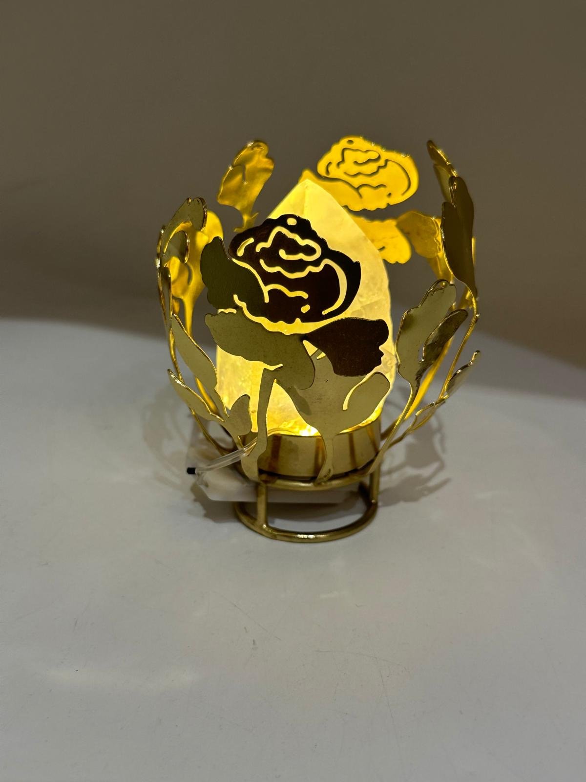 Illuminated Crystal Tealight Candle Holder - Ariana Ost