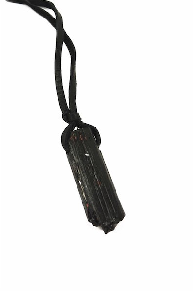 Black Tourmaline Mens Necklace - Ariana Ost