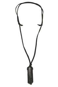 Black Tourmaline Mens Necklace - Ariana Ost