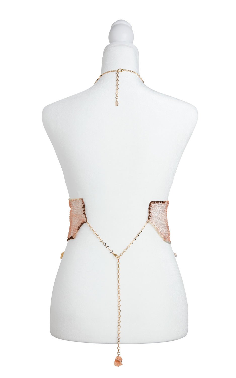 Dripping Stone Corset Body Chain Jewelry - Ariana Ost