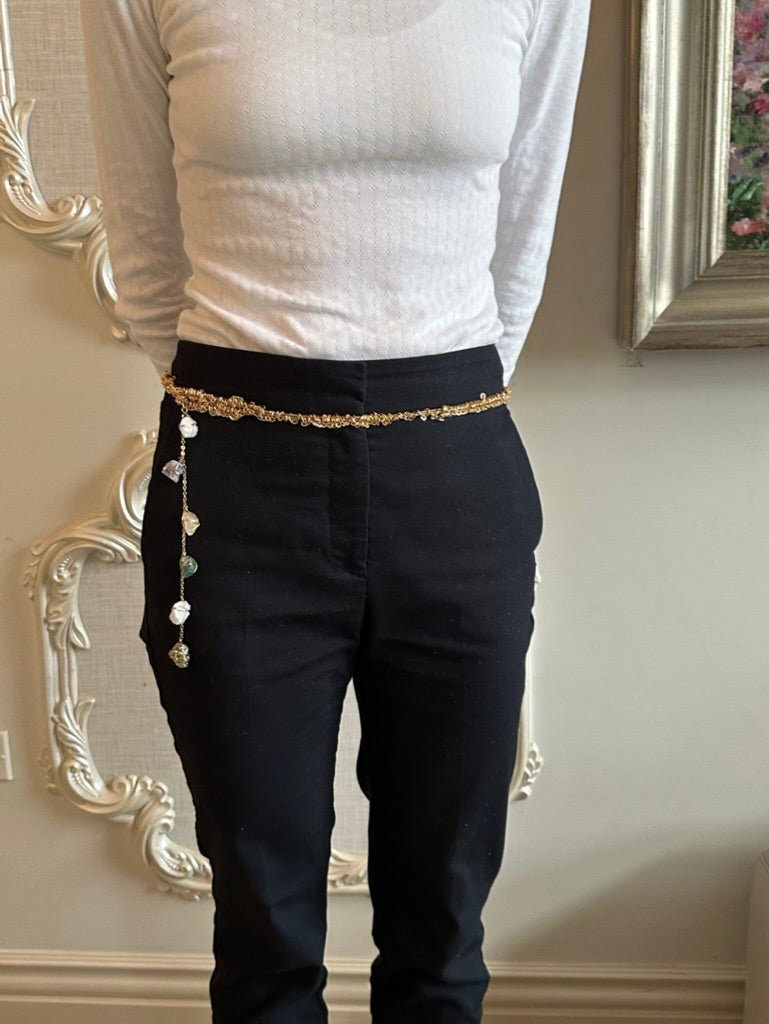 Dripping stones Body or Belly Chain Belt - Ariana Ost
