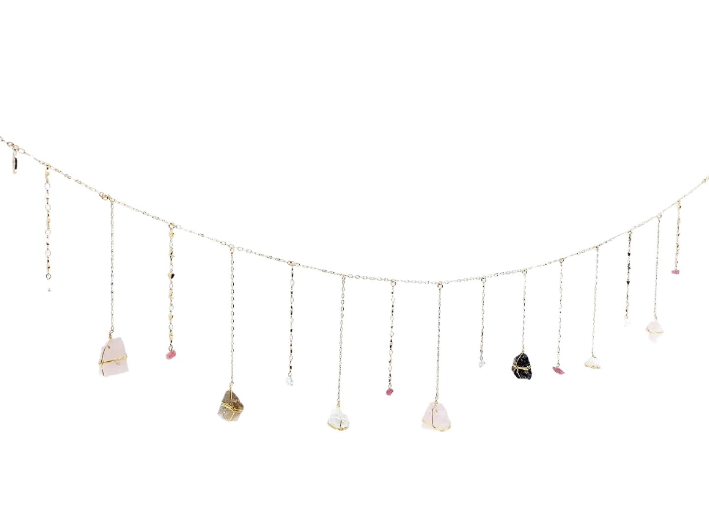 Mini Triple Quartz Healing Crystal Garland - Ariana Ost
