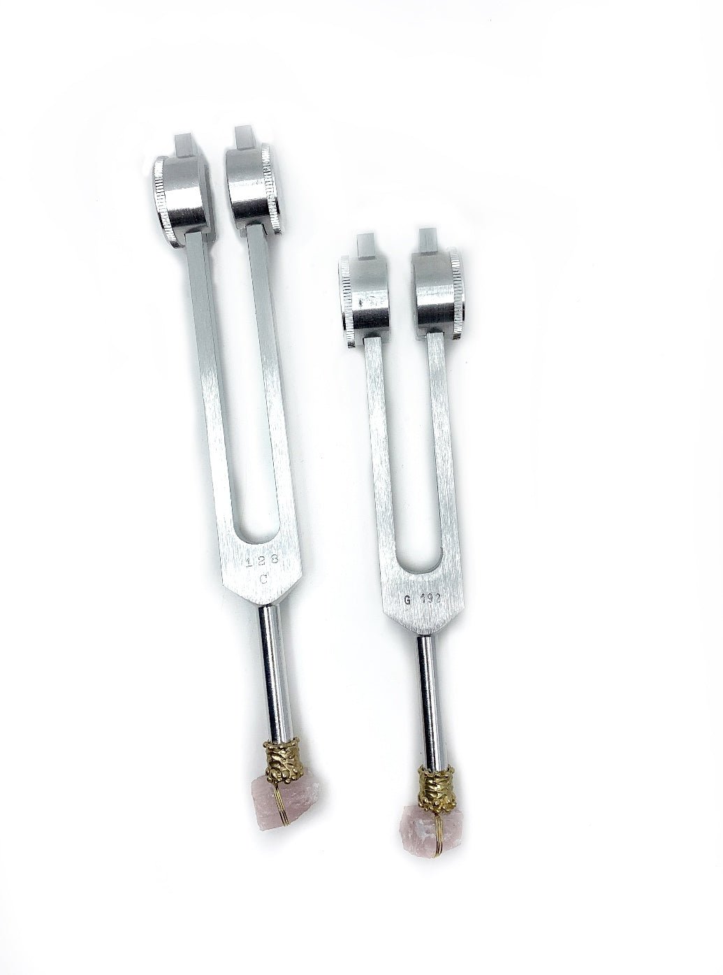 Rose Quartz Vibrational C and G tuning Fork Set Sound Healing - Ariana Ost
