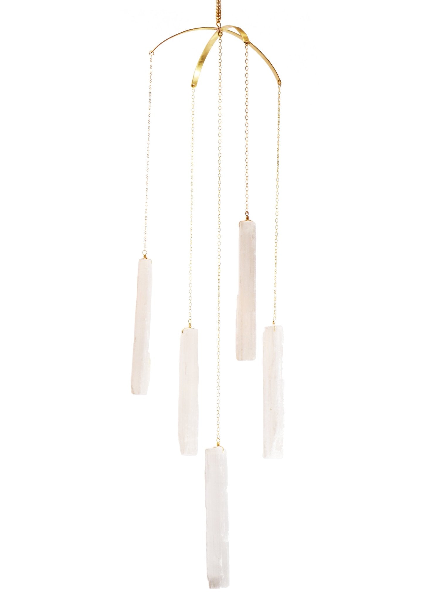 Selenite Crystal Mobile - Ariana Ost