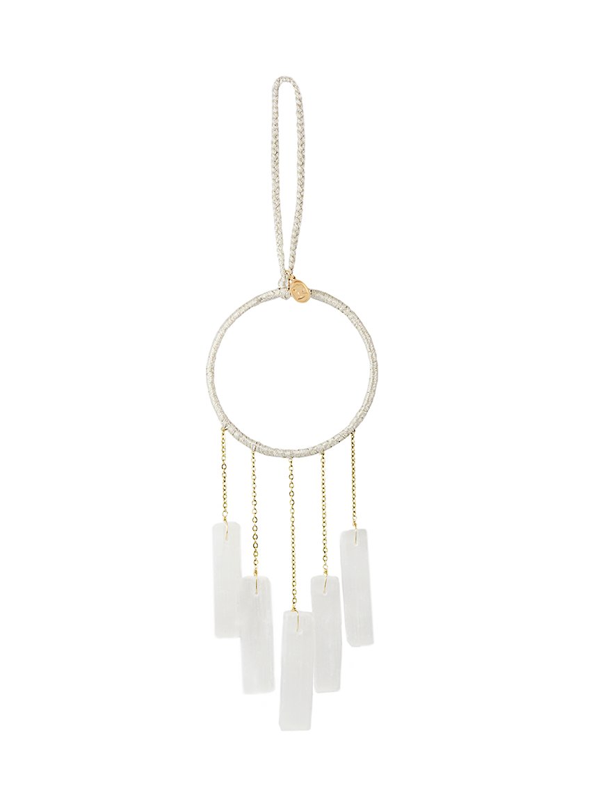 Selenite Dreamcatcher Ornament - Ariana Ost