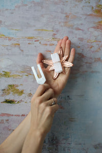 Sound Healing Crystal Kit - Tuning Fork and Star Crystal Dish Set - Ariana Ost
