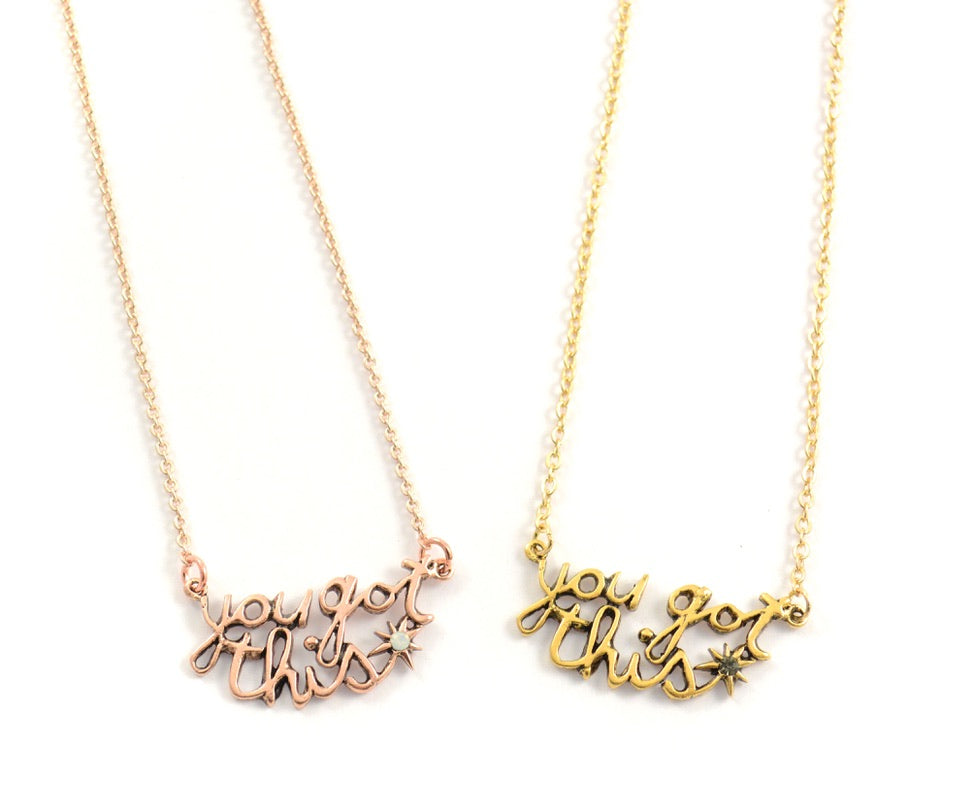 you got this necklace
