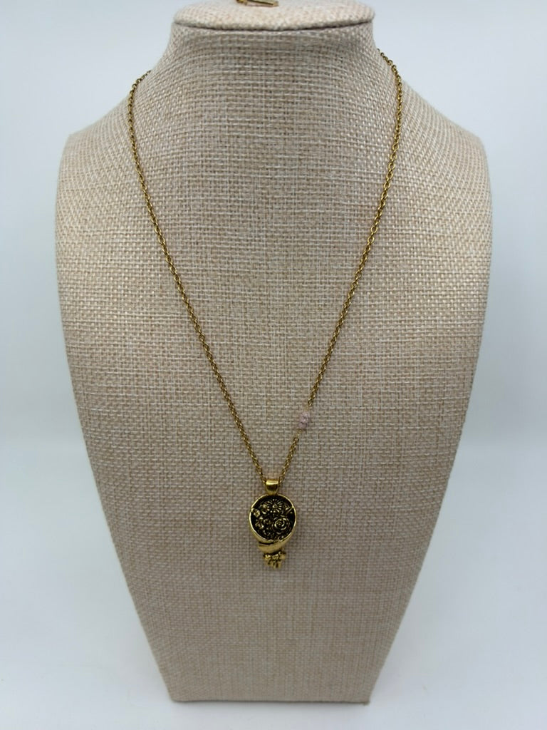 floral bouquet necklace ariana ost