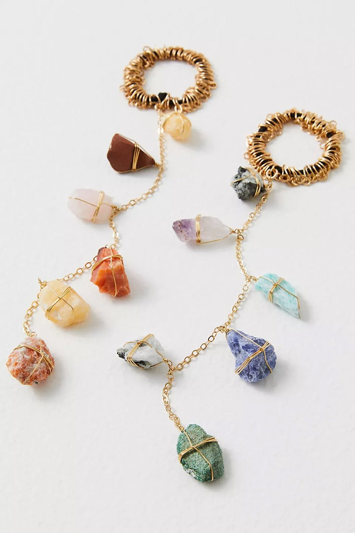 dripping stones hair tie