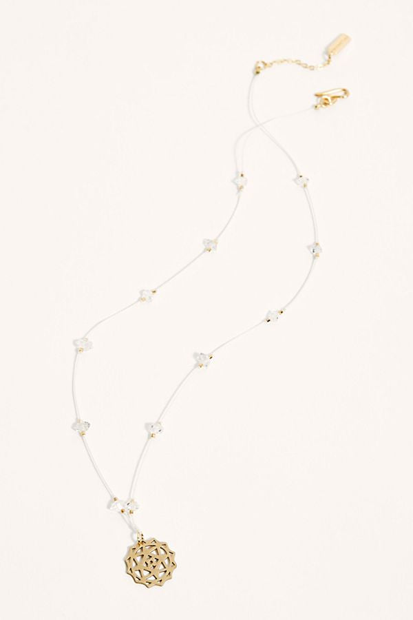 Delicate Chakra Thread Necklace - Ariana Ost 