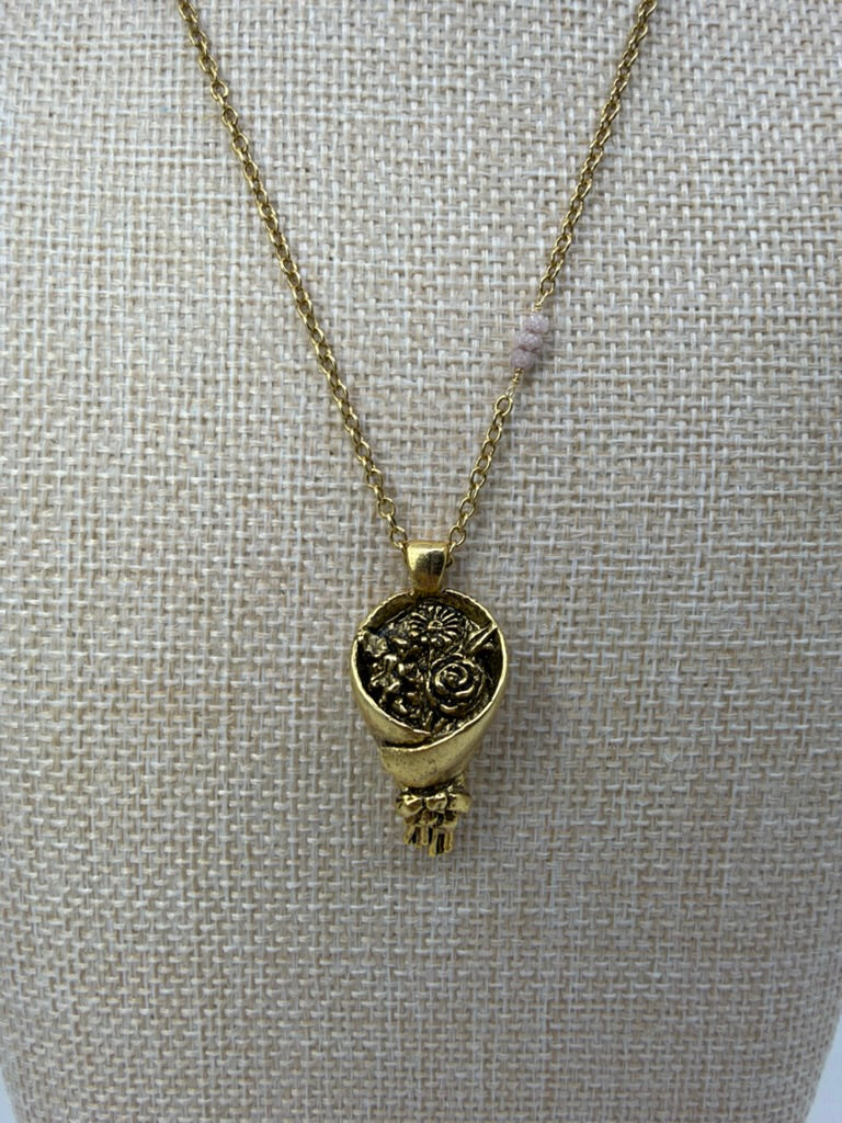 floral bouquet necklace ariana ost