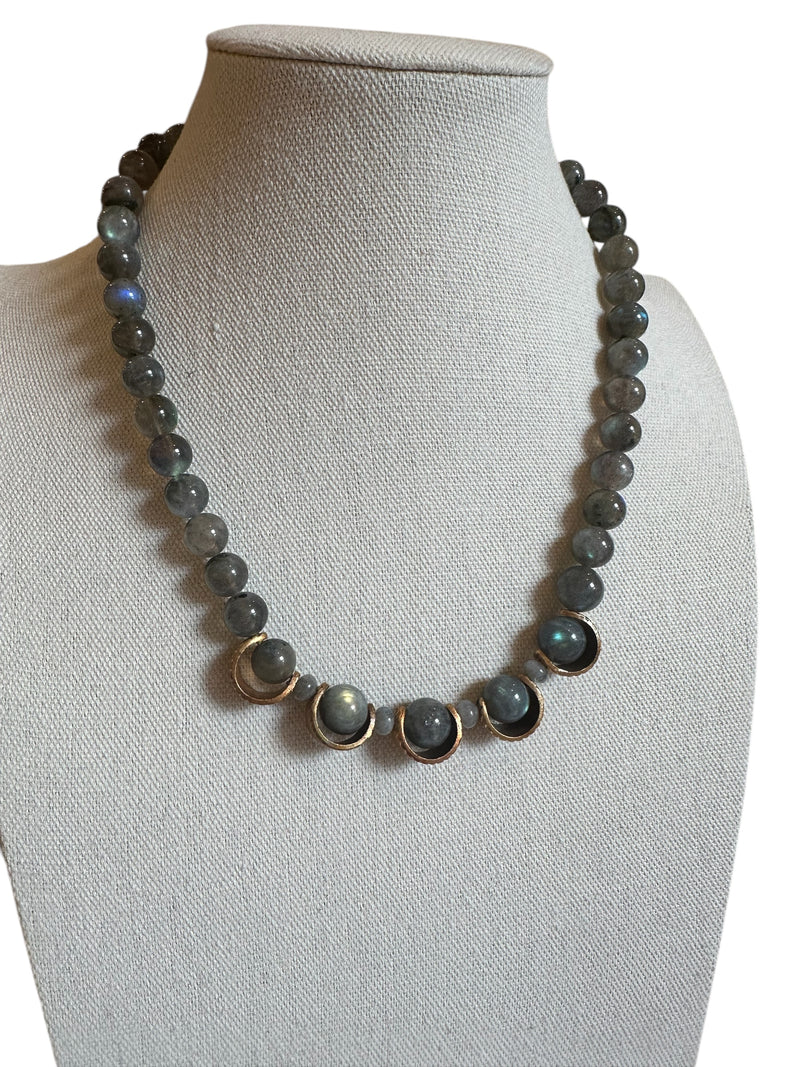 Labradorite Beaded Necklace