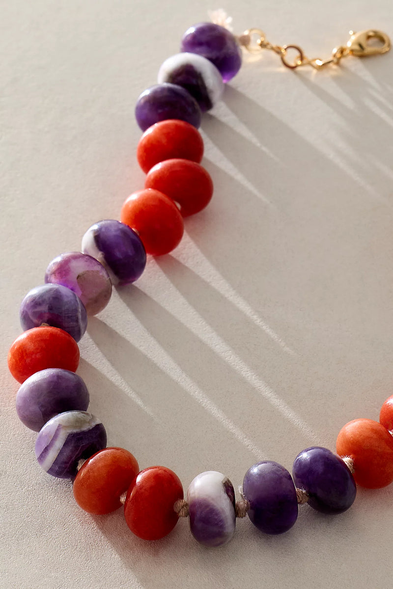 Sabina Semiprecious stone choker - Ariana Ost 