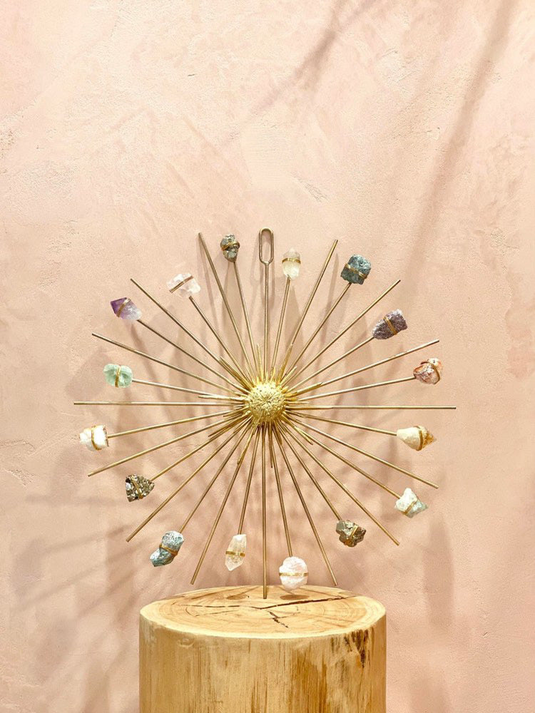 sunburst crystal grid