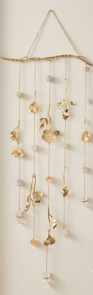 Healing Crystal Floral Wall Hanging - Ariana Ost 