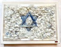 Crushed Crystal Star Of David Wall Art