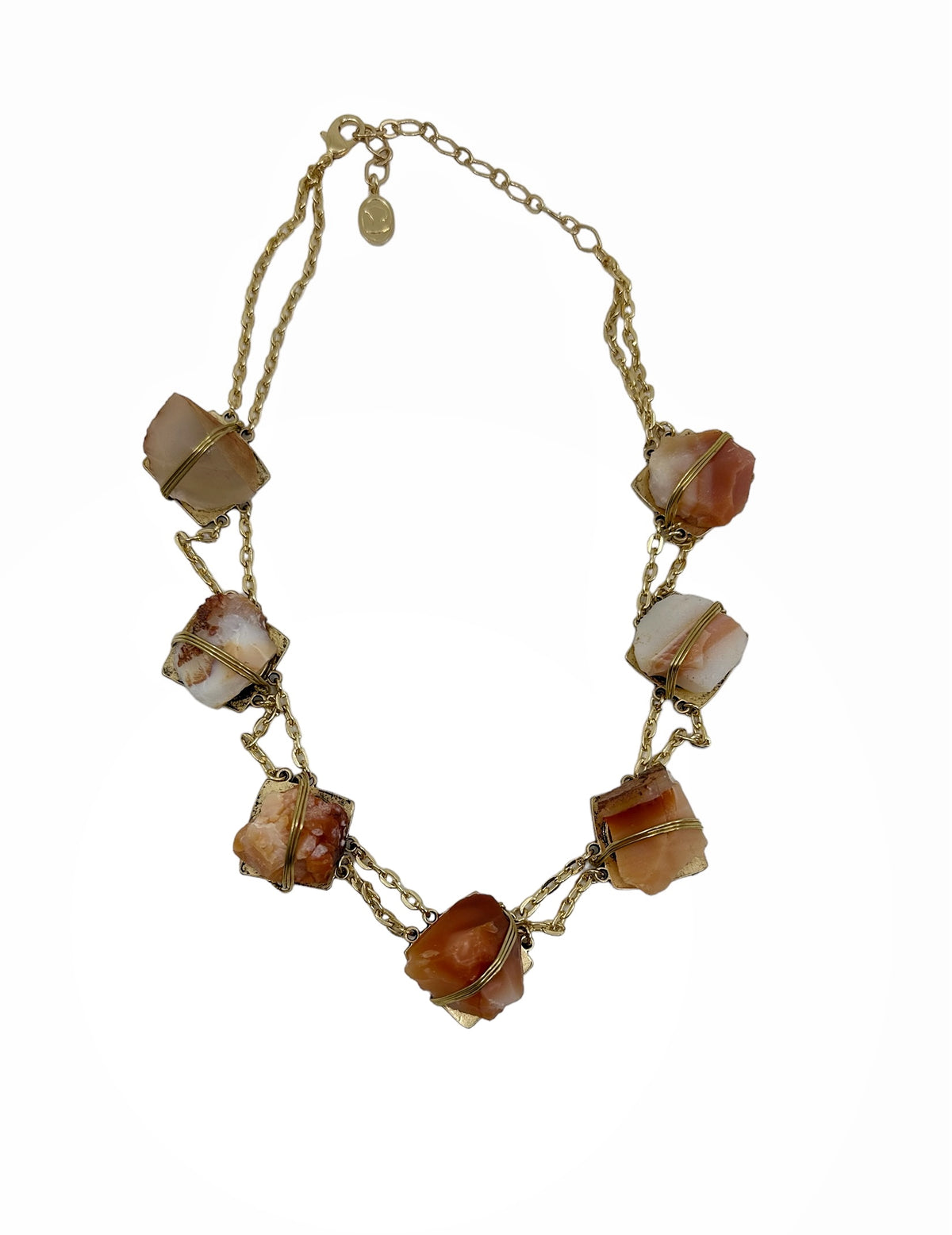 carnelian statement necklace