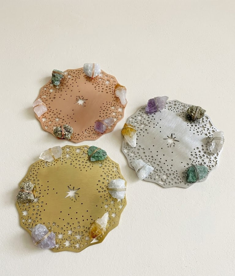 Rainbow Healing Crystal Celestial Coaster - Ariana Ost 