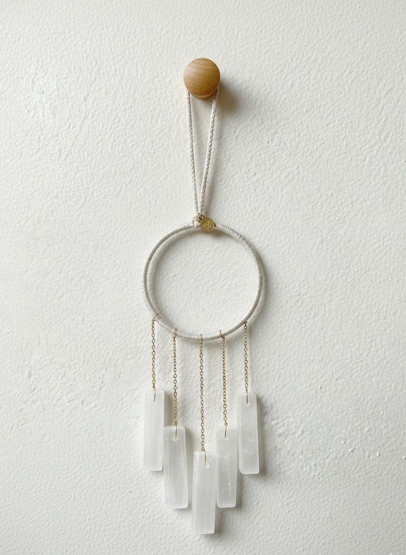 Selenite Dreamcatcher Ornament - Ariana Ost 