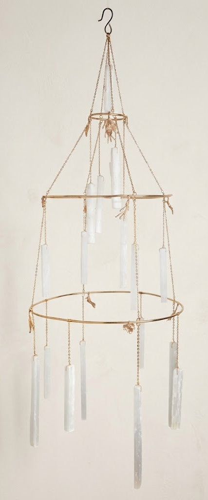 Selenite Healing Crystal Chandelier - Ariana Ost 