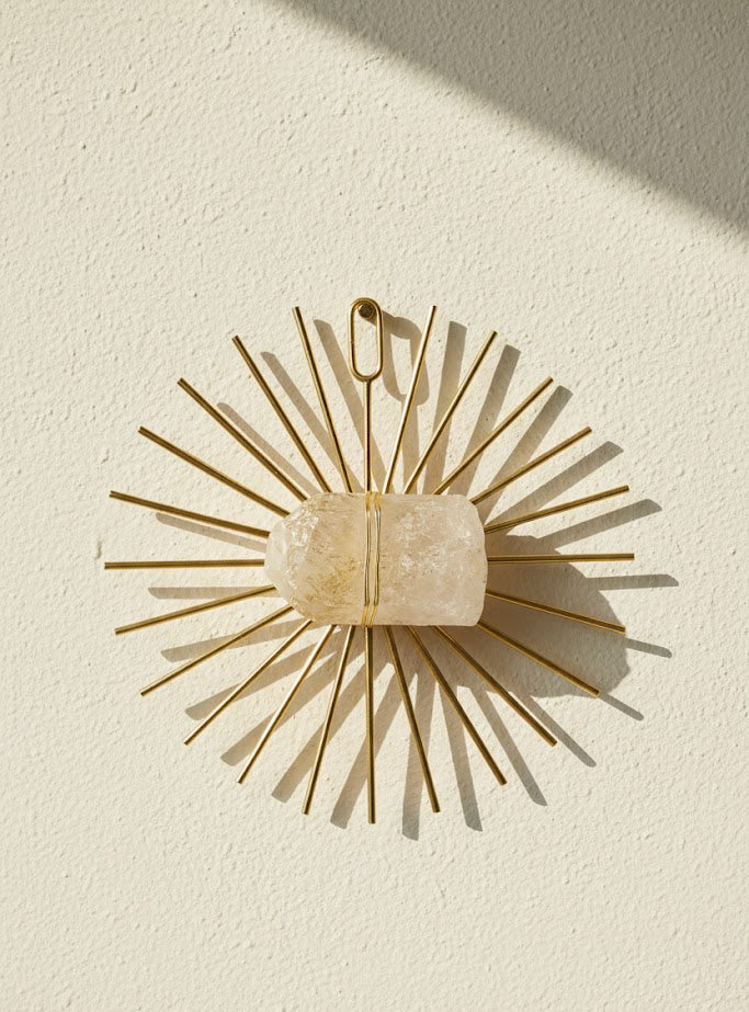 Sunburst Mega Quartz Healing Crystal Grid - Ariana Ost 