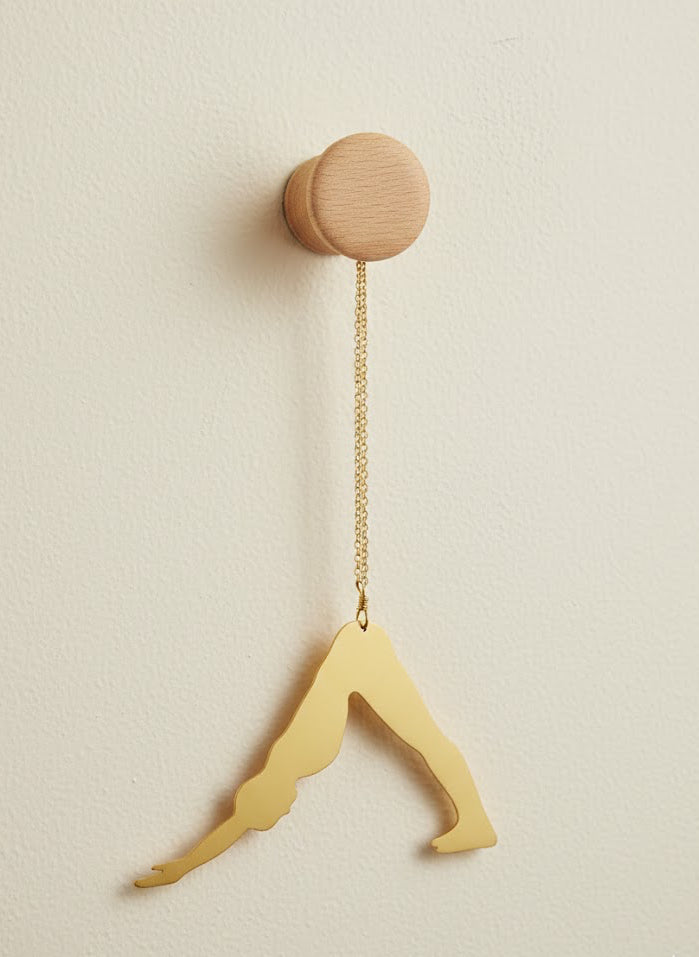 Yoga Pose Ornaments - Sun Salutation, Downdog, Forward Fold, Updog - Ariana Ost 