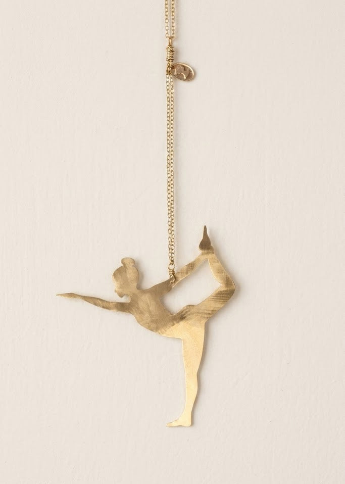 Yoga Pose Ornaments - Seated Lotus, Warrior 1 and 2, Dancer Standing Bow - Ariana Ost 