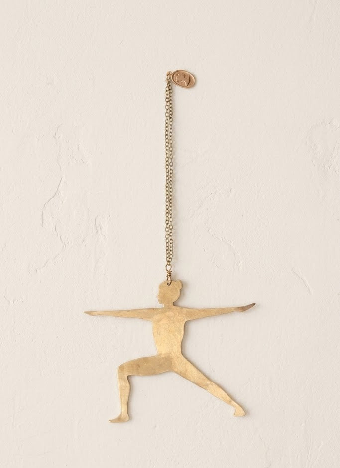 Yoga Pose Ornaments - Seated Lotus, Warrior 1 and 2, Dancer Standing Bow - Ariana Ost 