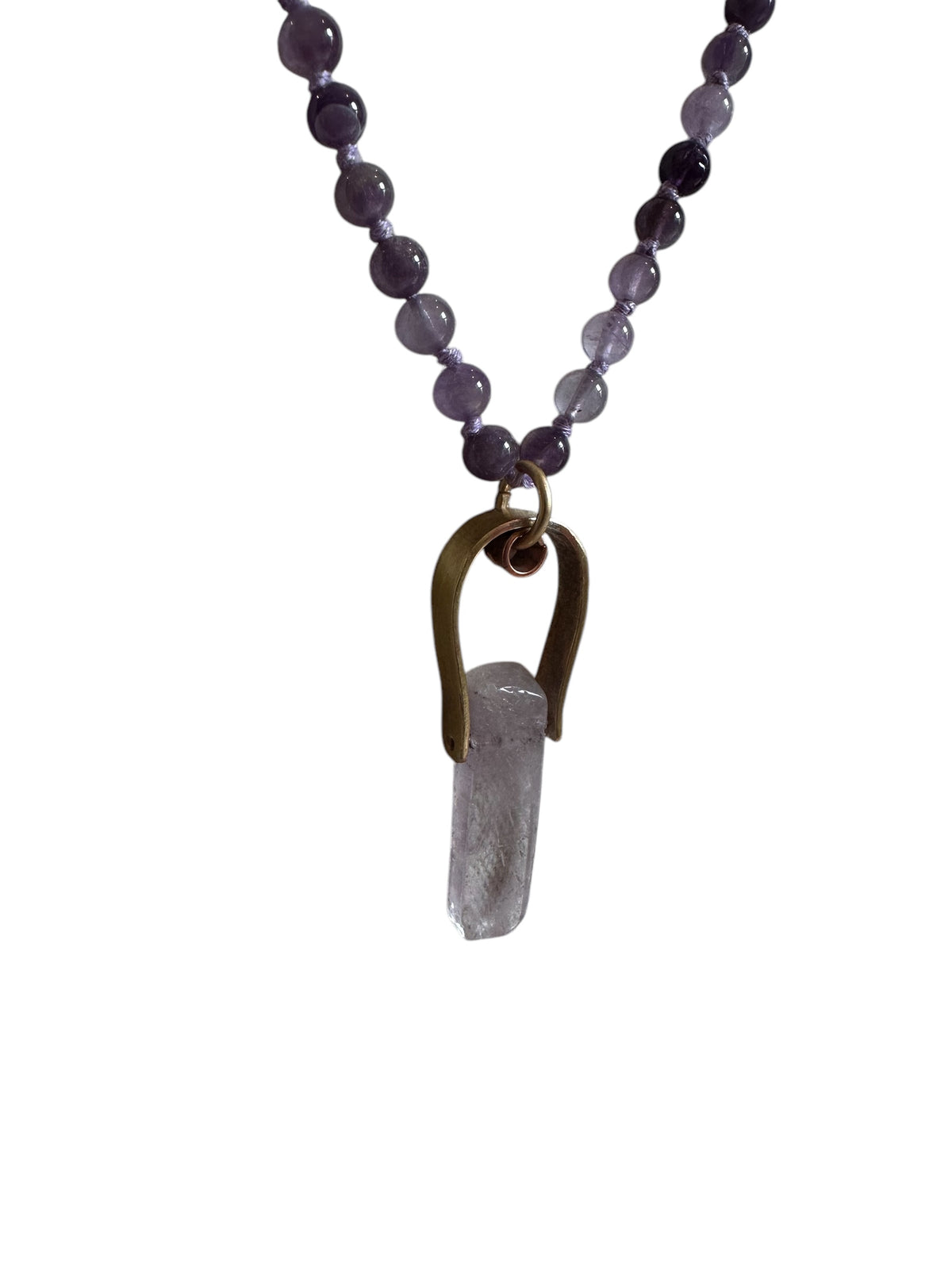 Amethyst Beaded Necklace - Ariana Ost 