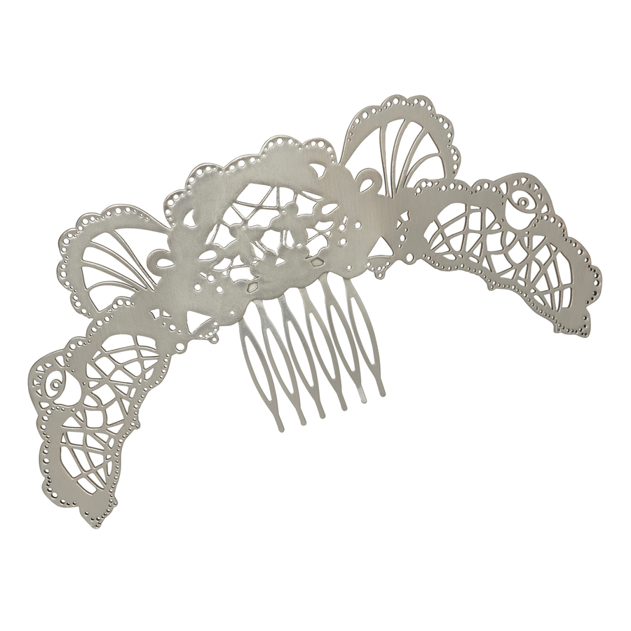 Art Nouveau Statement Curved Hair Comb - Ariana Ost