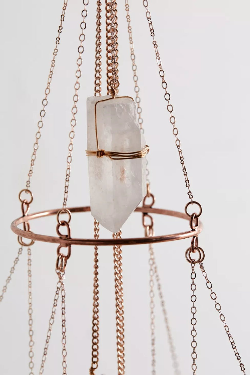 Aura Quartz Healing Crystal Chandelier - Ariana Ost