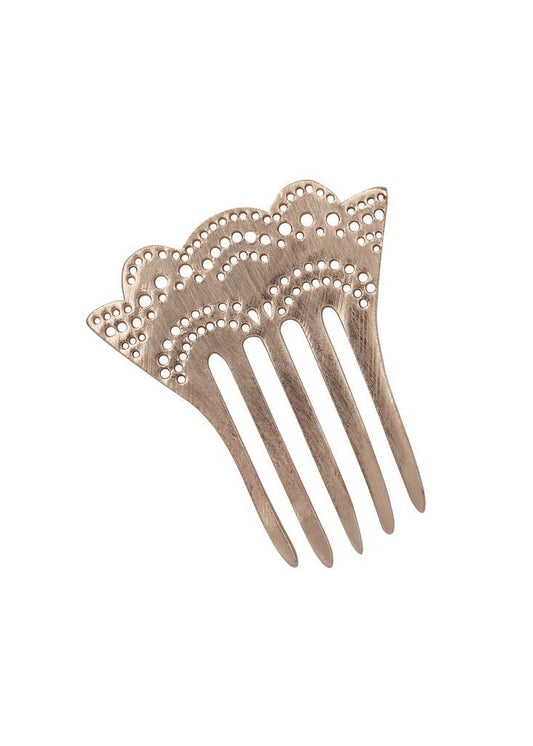 Decorative Mini Metal Hair Comb - Ariana Ost
